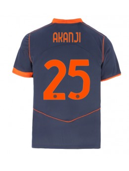 Inter Milan Manuel Akanji #25 Replika Tredje Kläder 2025-26 Kortärmad